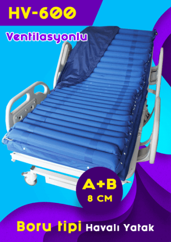 Boru Tipi Havalı Yatak A+B 8 Cm