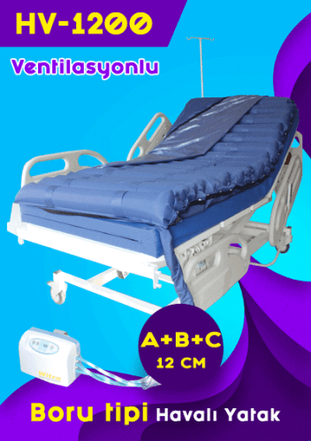 Boru Tipi Havalı Yatak A+B+C 12 Cm